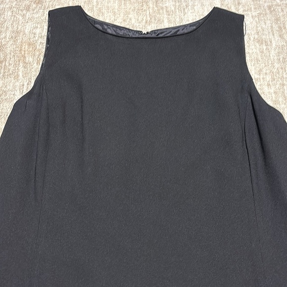 Peter Nygard 16 Jet black sheath pencil dress Fully lined like New wedding - Picture 2 of 7